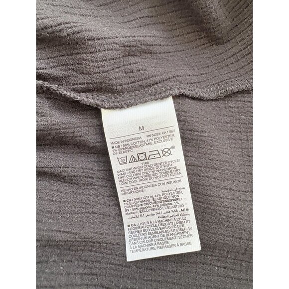 Old Navy Smocked Waist Top Black M - Picture 6 of 7